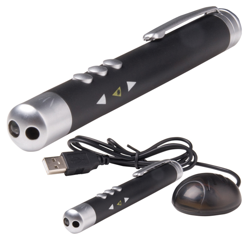 Laser pointer with page up/down function