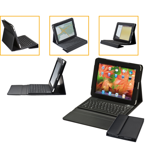 Case for tablet PCs with keyboard