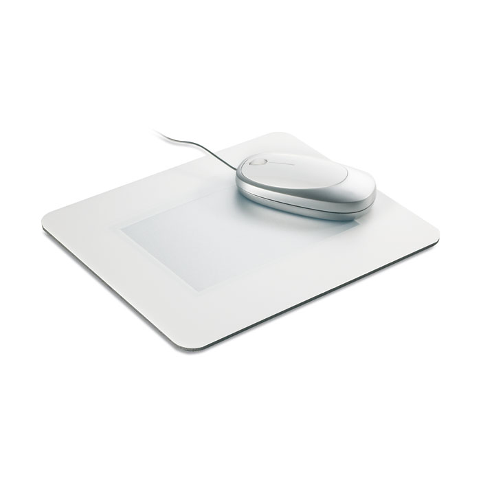 Mouse pad with window